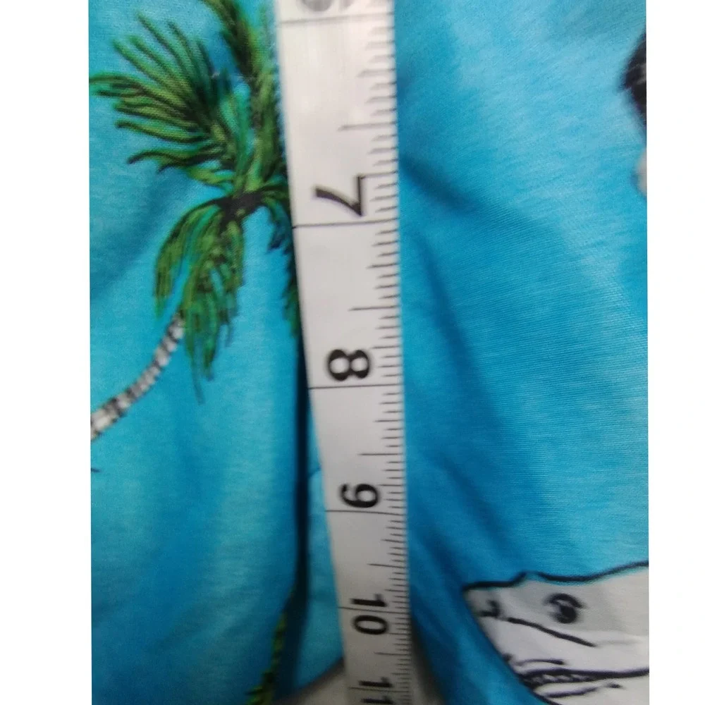 Wonder Nation Swim Trunks Tropical Toucan Shark Skull Print Kids Size‎ L
